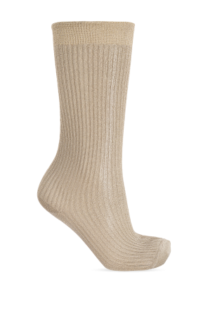 Beige Socks with logo The Attico - Vitkac AS